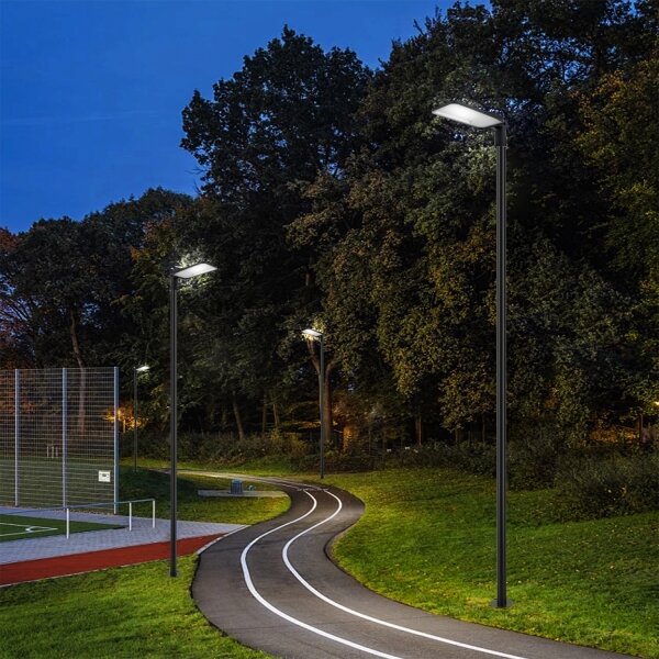 Brilagi-LED Lampada da esterno con palo e cavo da 4 m URBANLIGHT LED/200W/230V nera IP65