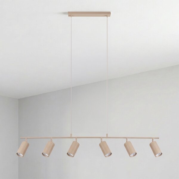 Brilagi - Lampadario a sospensione SELE 6xGU10/30W/230V beige