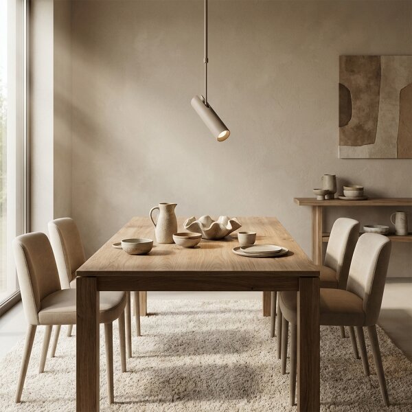Brilagi - Lampadario a stelo SELE 1xGU10/30W/230V beige