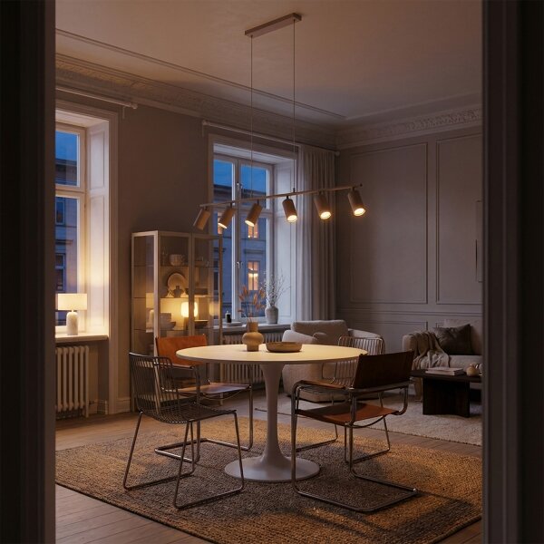 Brilagi - Lampadario a sospensione SELE 6xGU10/30W/230V beige