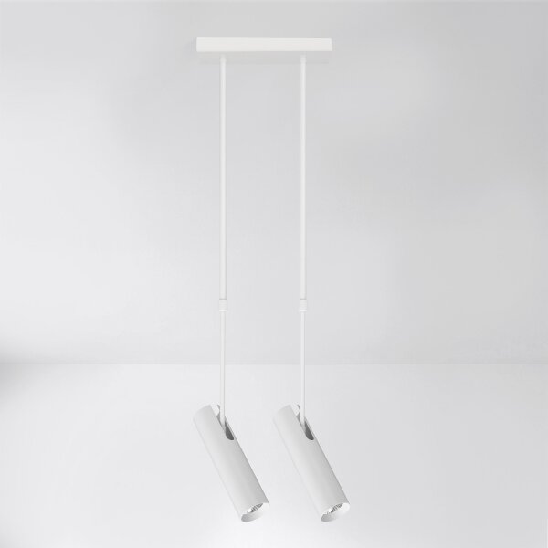 Brilagi - Lampadario su asta SELE 2xGU10/30W/230V bianco