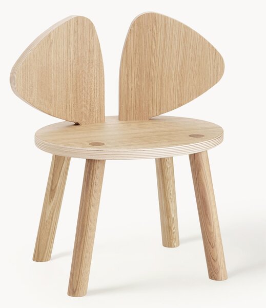 Sedia per bambini in legno Mouse