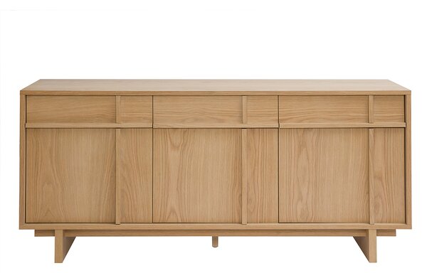 Credenza in legno chiaro di quercia L160 cm ZAO