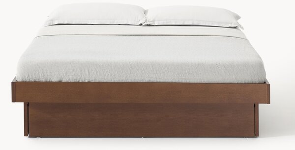 Letto in legno con contenitore Sato