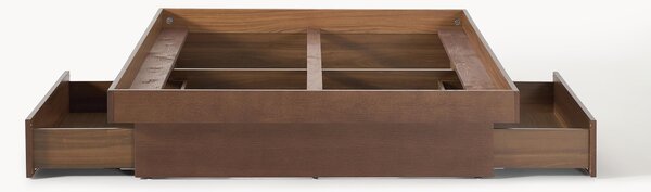 Letto in legno con contenitore Sato
