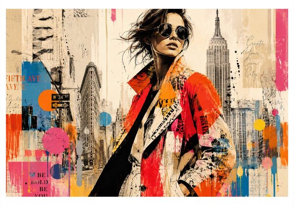 Quadro su tela – Moda urbana a New York