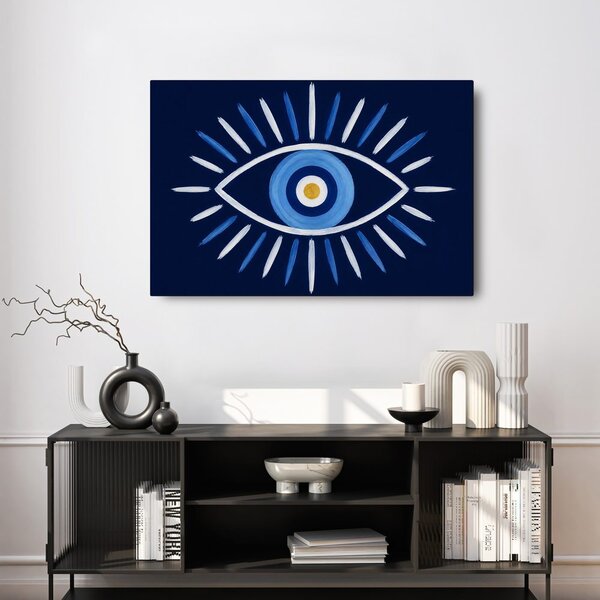 Quadro su tela – Occhio blu portafortuna