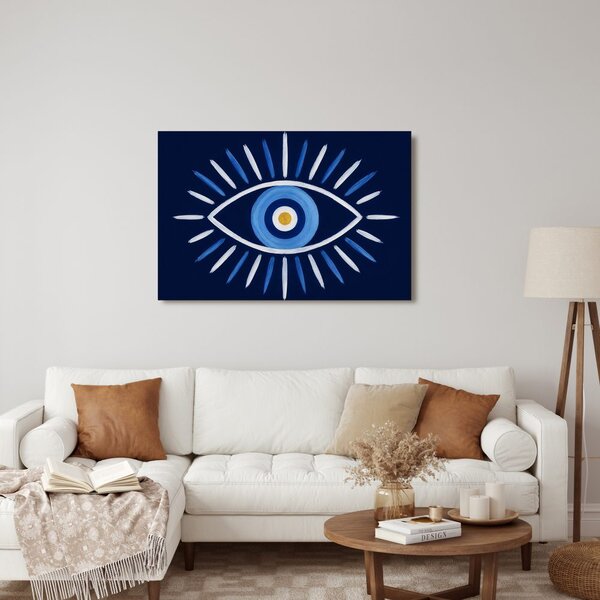 Quadro su tela – Occhio blu portafortuna