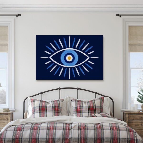 Quadro su tela – Occhio blu portafortuna