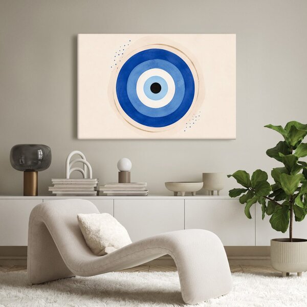 Quadro su tela – Occhio blu portafortuna