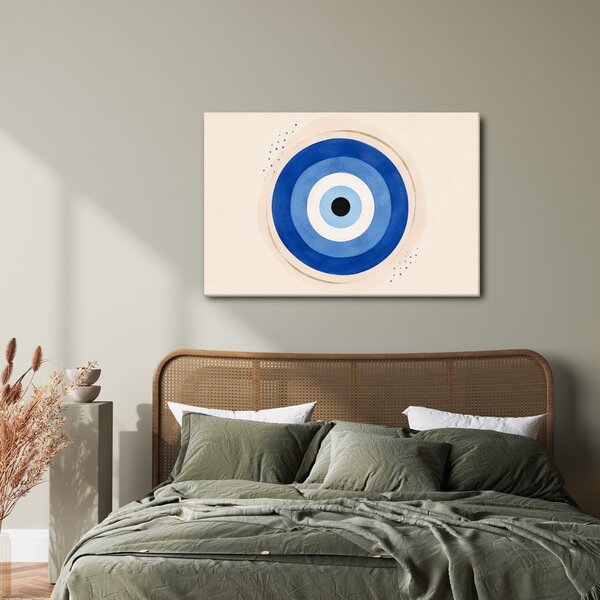 Quadro su tela – Occhio blu portafortuna