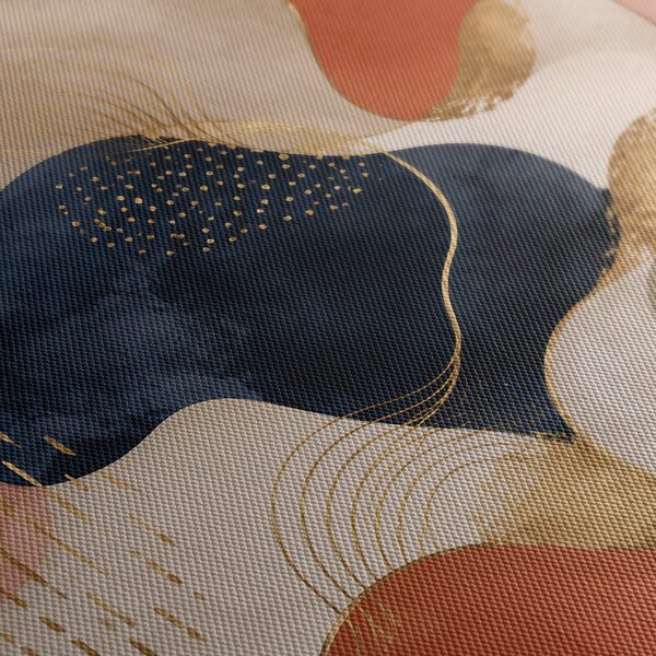 Quadro su tela – Forme moderne in oro