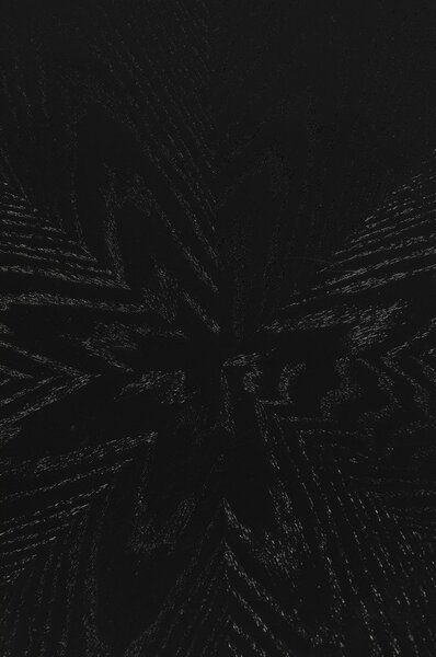Tavolino da salotto rotondo nero con effetto rovere ø 80 cm Fabio – White Label