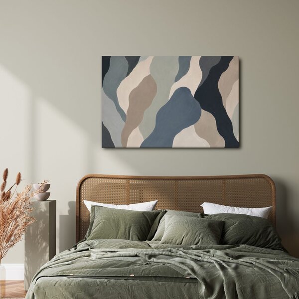 Quadro su tela – Forme organiche dai colori tenui