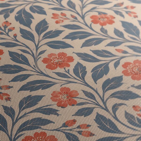 Quadro su tela – Ornamento floreale vintage