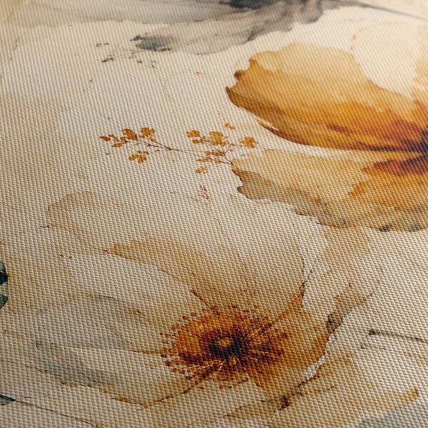 Quadro su tela – Delicati fiori di campo ad acquerello