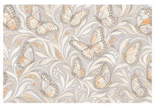 Quadro su tela – Delicate farfalle ornamentali