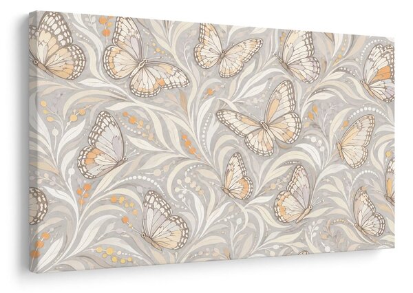Quadro su tela – Delicate farfalle ornamentali