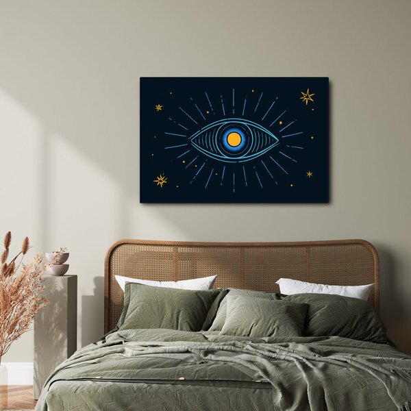 Quadro su tela – Occhio mistico tra le stelle