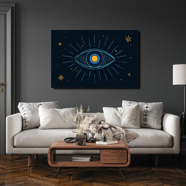 Quadro su tela – Occhio mistico tra le stelle