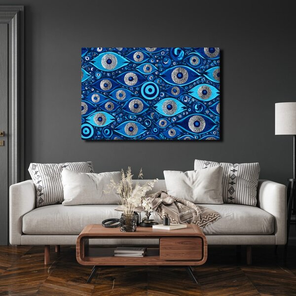 Quadro su tela – Misteriosi occhi blu