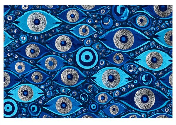 Quadro su tela – Misteriosi occhi blu