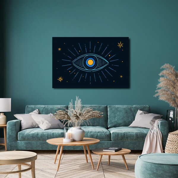 Quadro su tela – Occhio mistico tra le stelle
