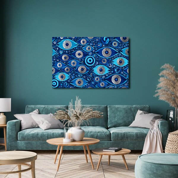 Quadro su tela – Misteriosi occhi blu