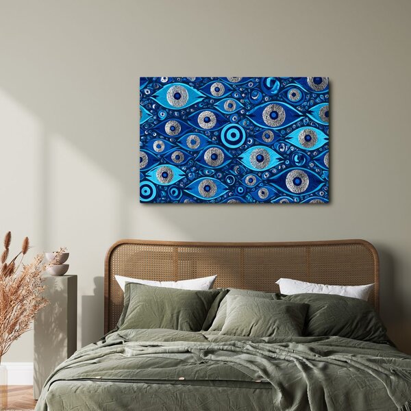 Quadro su tela – Misteriosi occhi blu