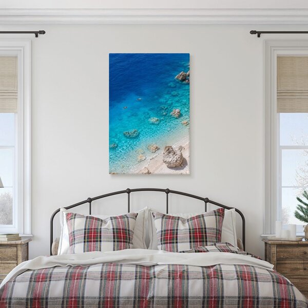 Quadro su tela – Bagno nel mare cristallino
