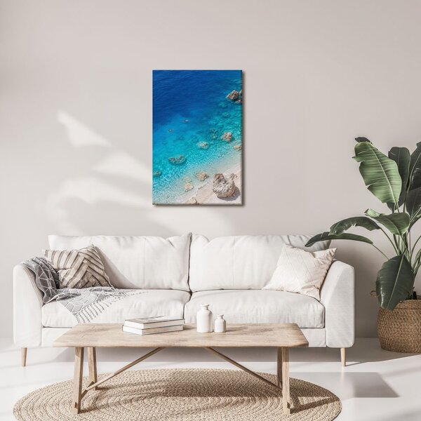 Quadro su tela – Bagno nel mare cristallino