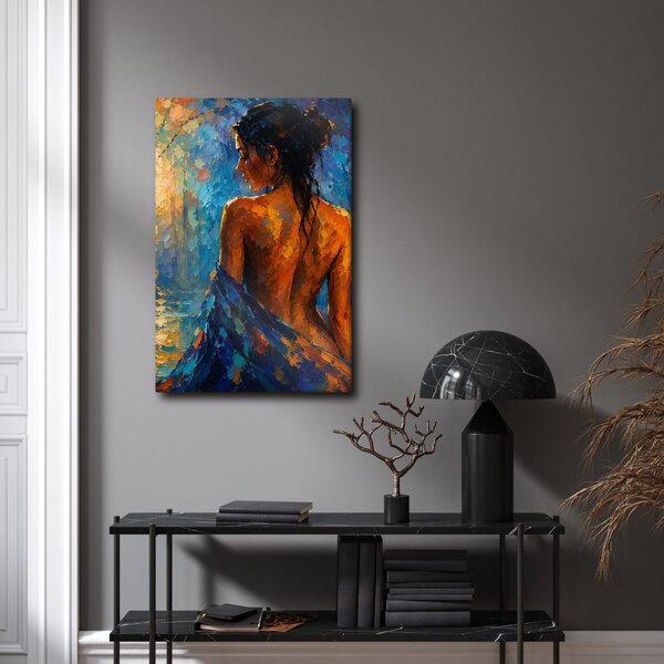Quadro su tela – Sagoma misteriosa al crepuscolo