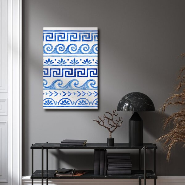 Quadro su tela – Motivi blu mediterranei