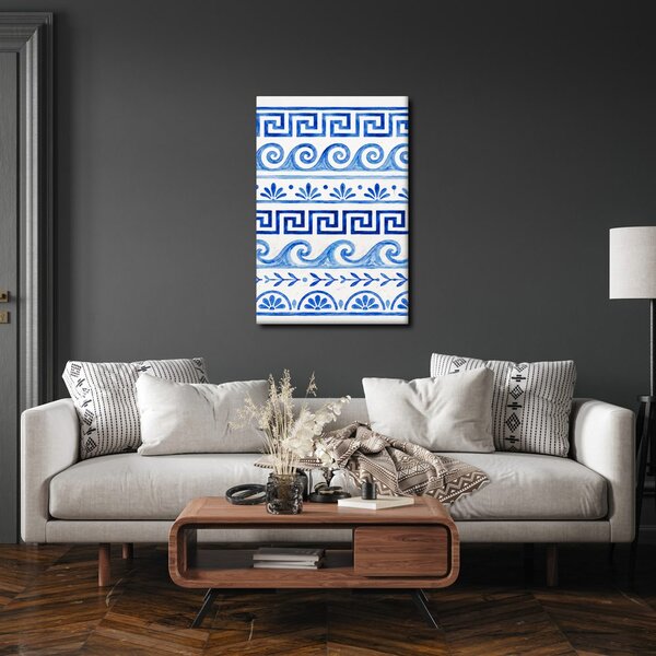 Quadro su tela – Motivi blu mediterranei