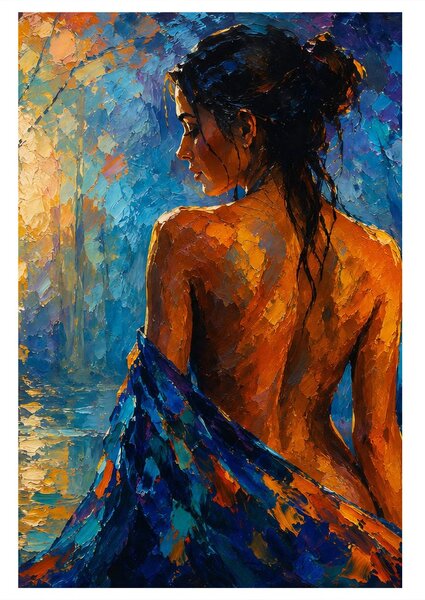 Quadro su tela – Sagoma misteriosa al crepuscolo