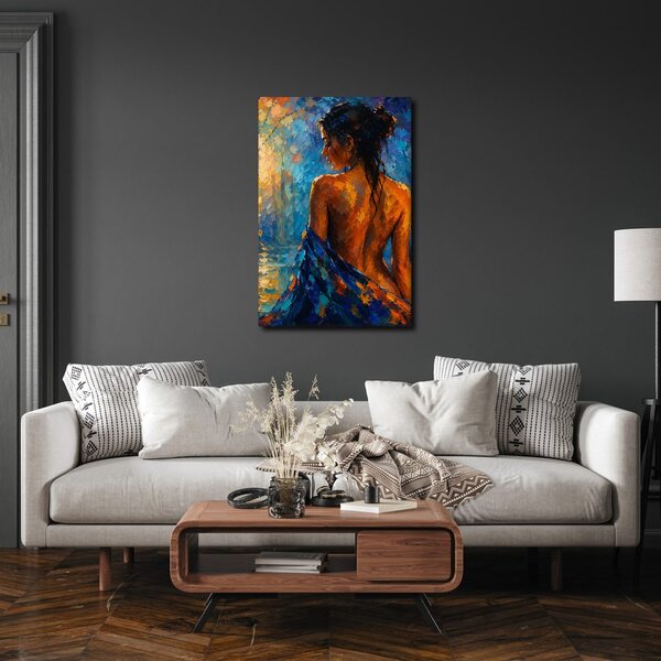 Quadro su tela – Sagoma misteriosa al crepuscolo