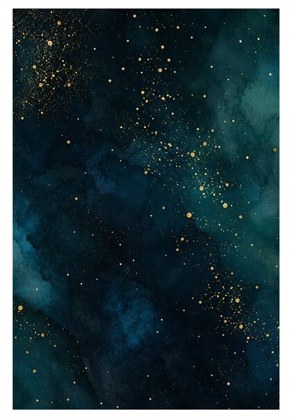 Quadro su tela – Polvere di stelle nell'oscurità