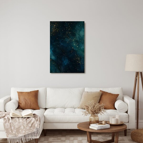 Quadro su tela – Polvere di stelle nell'oscurità