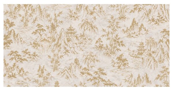 Quadro su tela – Paesaggio decorativo con pagode