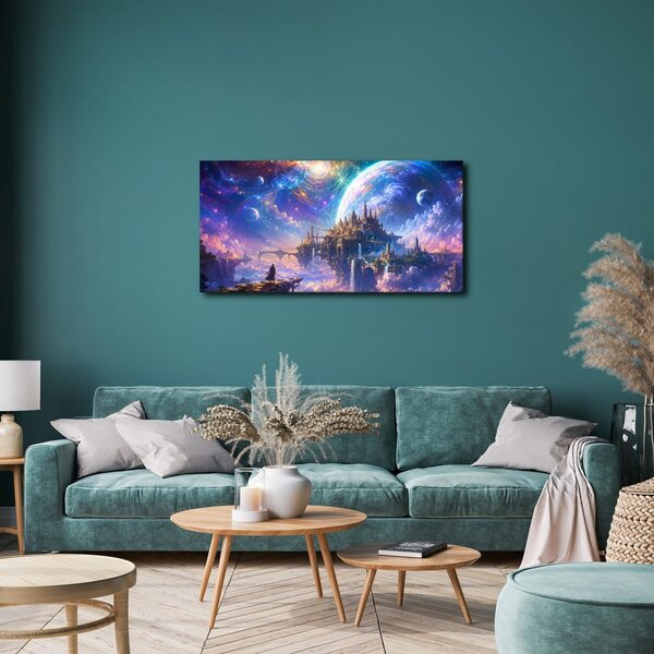 Quadro su tela – Palazzo cosmico sopra le nuvole