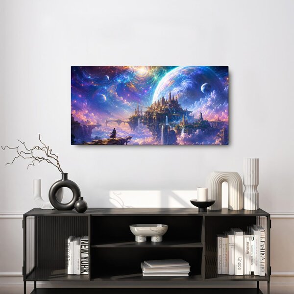 Quadro su tela – Palazzo cosmico sopra le nuvole