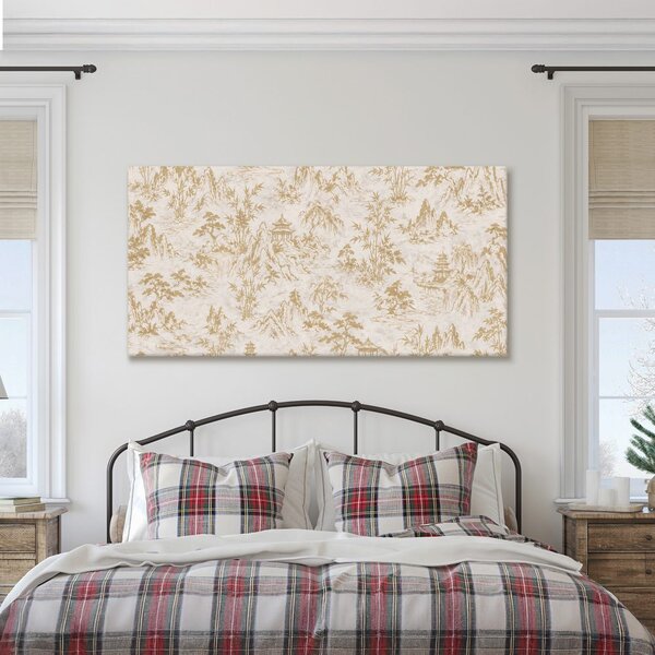 Quadro su tela – Paesaggio decorativo con pagode