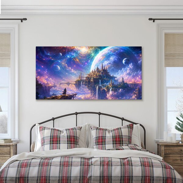 Quadro su tela – Palazzo cosmico sopra le nuvole