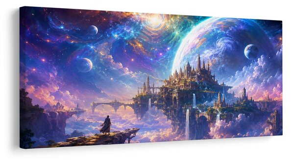 Quadro su tela – Palazzo cosmico sopra le nuvole