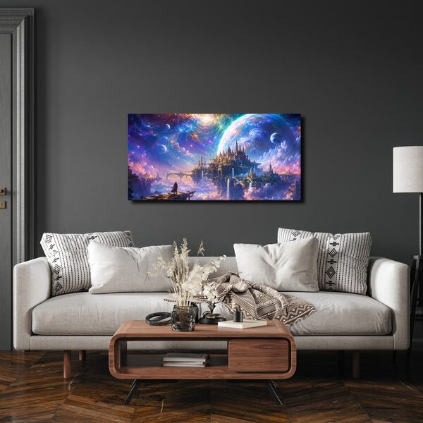 Quadro su tela – Palazzo cosmico sopra le nuvole