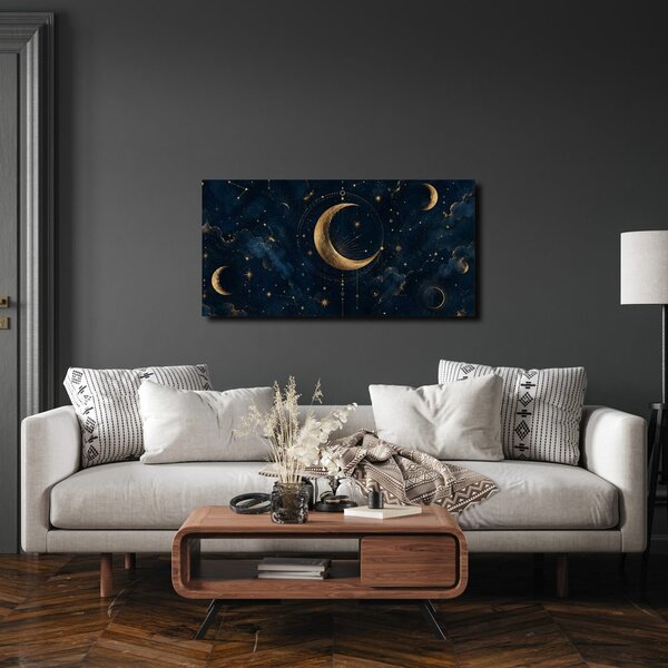 Quadro su tela – Bagliore lunare tra le stelle