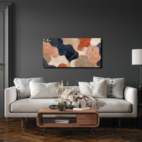 Quadro su tela – Forme moderne in oro