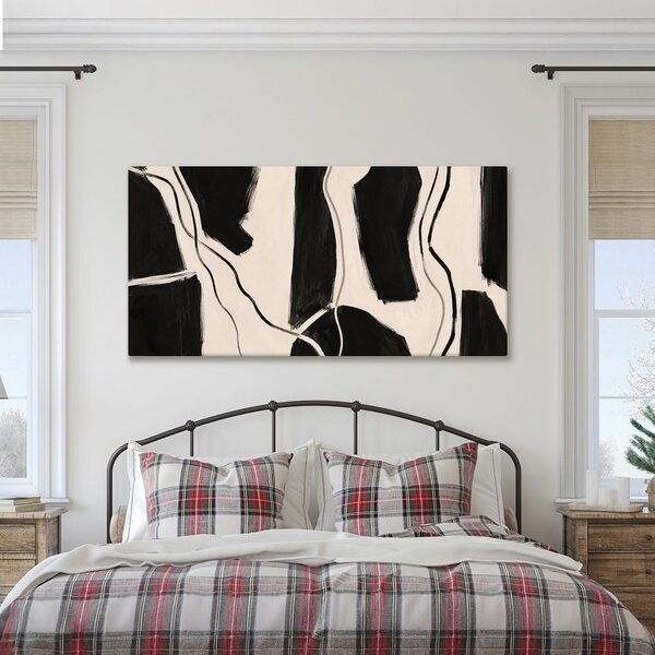 Quadro su tela – Forme minimaliste in bianco e nero