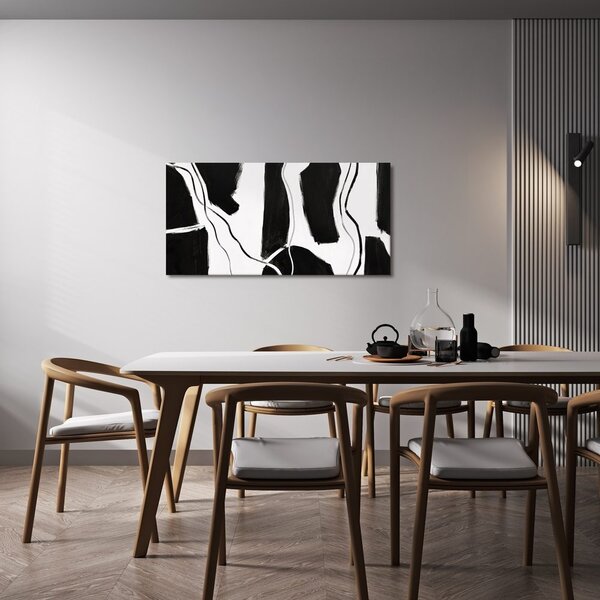 Quadro su tela – Forme nere minimaliste