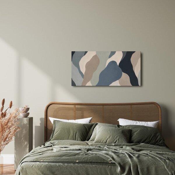 Quadro su tela – Astratto moderno nei toni naturali